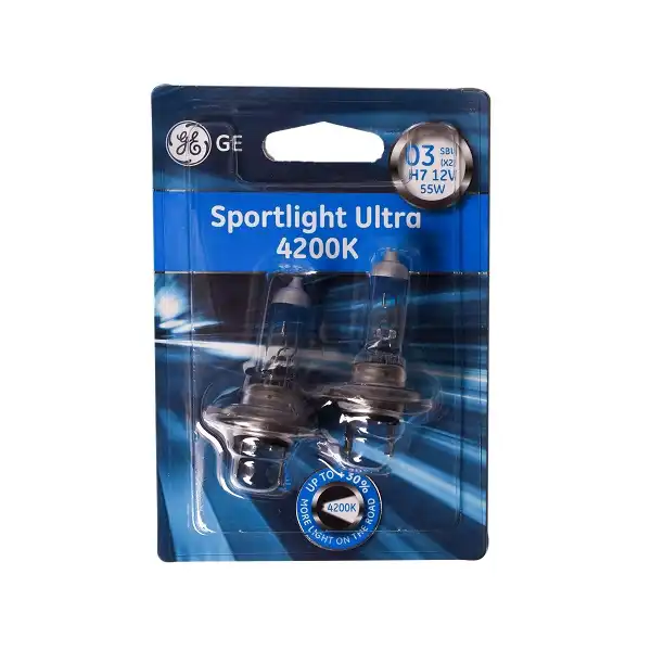 لامپ جنرال الکتریک مدل SportLight Ultra پایه H7